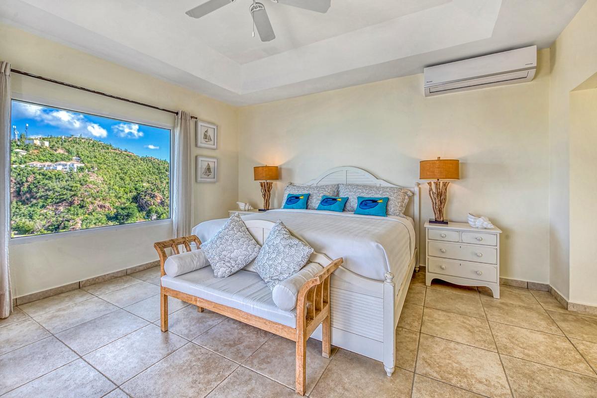 Luxury Pool Villa St Martin - The bedroom 2